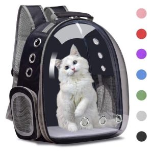 Cat Carrier Backpack – Transparent Capsule Travel Bag for Cats & Small Pets