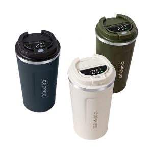 Smart Thermos Coffee Cup with LED Temperature Display (510ml)