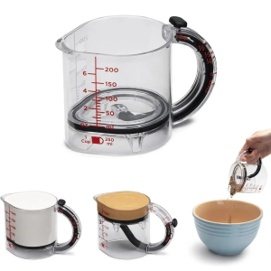 4-in-1 Adjustable Measuring Cup | Multi-Size Precision Kitchen Tool for Dry & Liquid Ingredients
