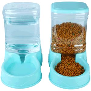 Automatic Pet Feeder & Water Dispenser – Dual Feeding Station for Cats & Dogs | Food-Grade Material, Large Capacity, Easy Refill Design