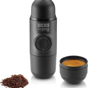 Portable Espresso Maker — 18–20 Bar Pressure, Battery Assist / Hand-Pump, On-the-Go Coffee Maker