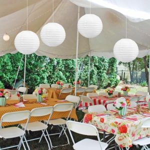 10/30/60pcs Mix Size Wedding Decoration Lantern Elegant White Chinese Paper Lanterns Ball Lampion Hanging Lampshade Party